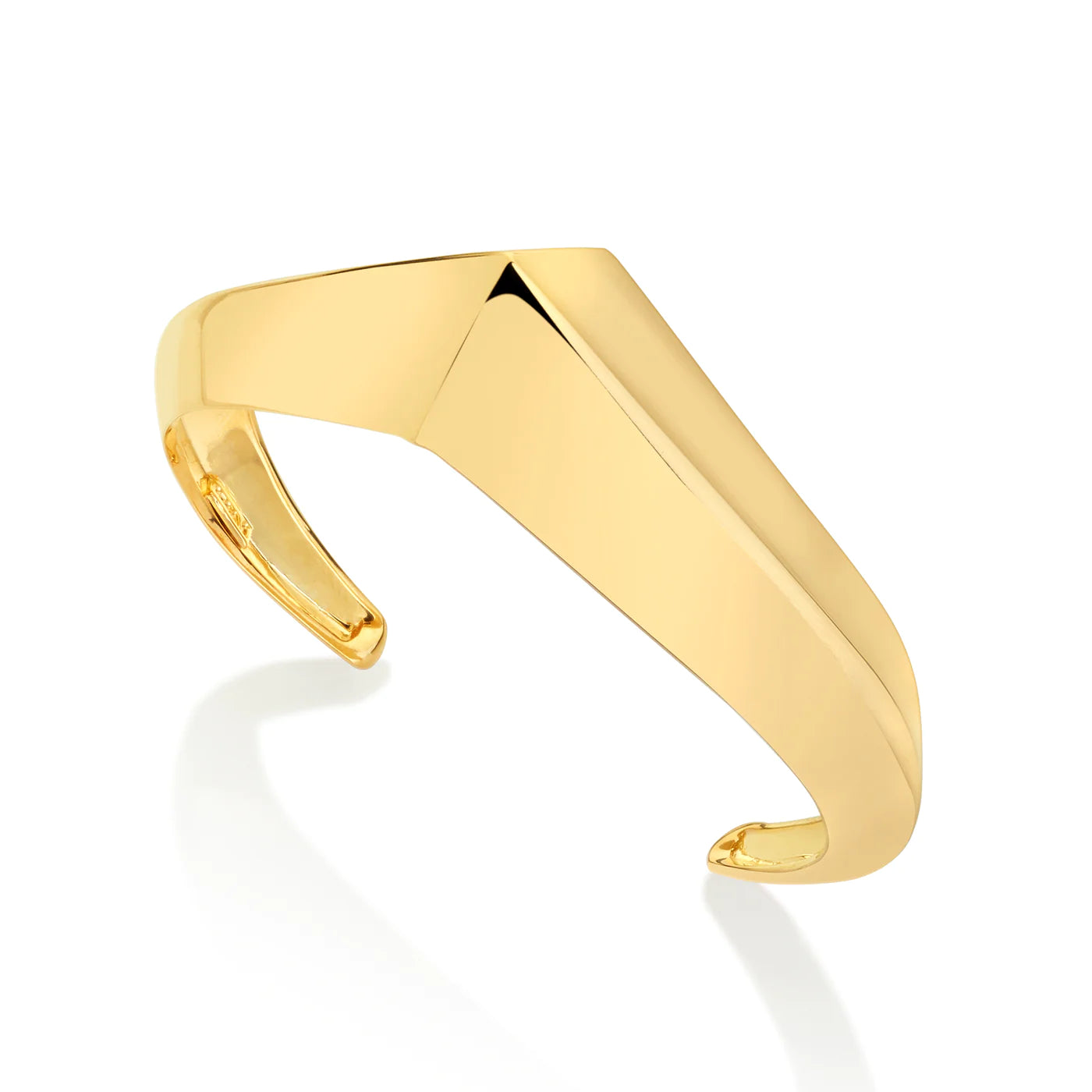 ROCK BRACELET IN 18K YELLOW GOLD PLATED SILVER