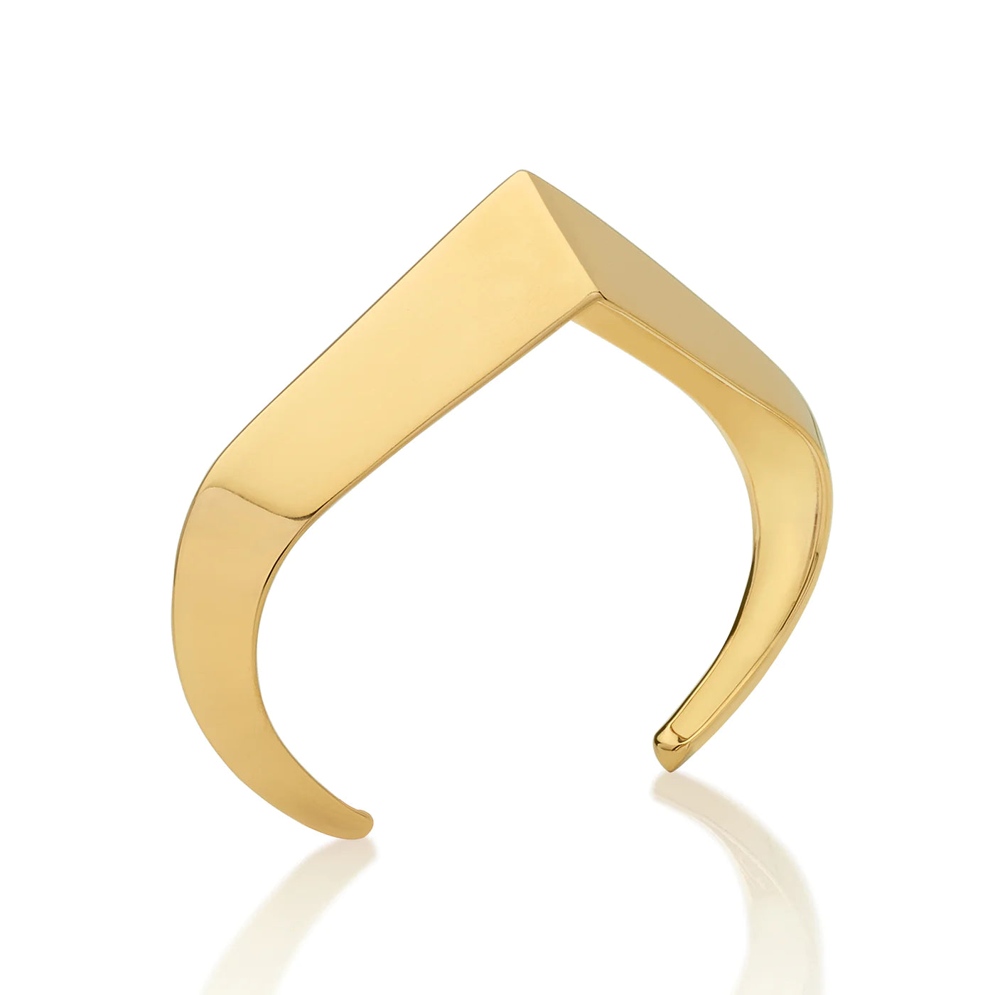 ROCK BRACELET IN 18K YELLOW GOLD PLATED SILVER