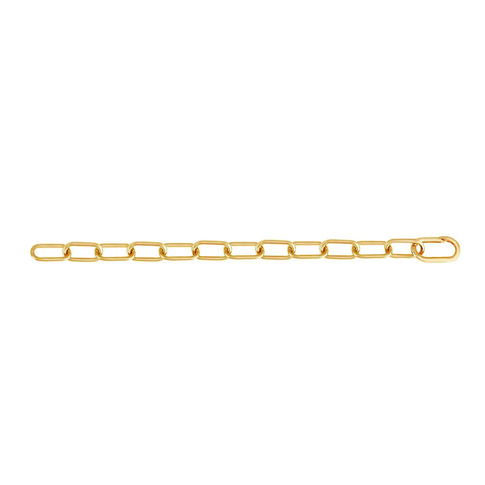 POP CHAIN BRACELET IN 18K YELLOW GOLD PLATED SILVER