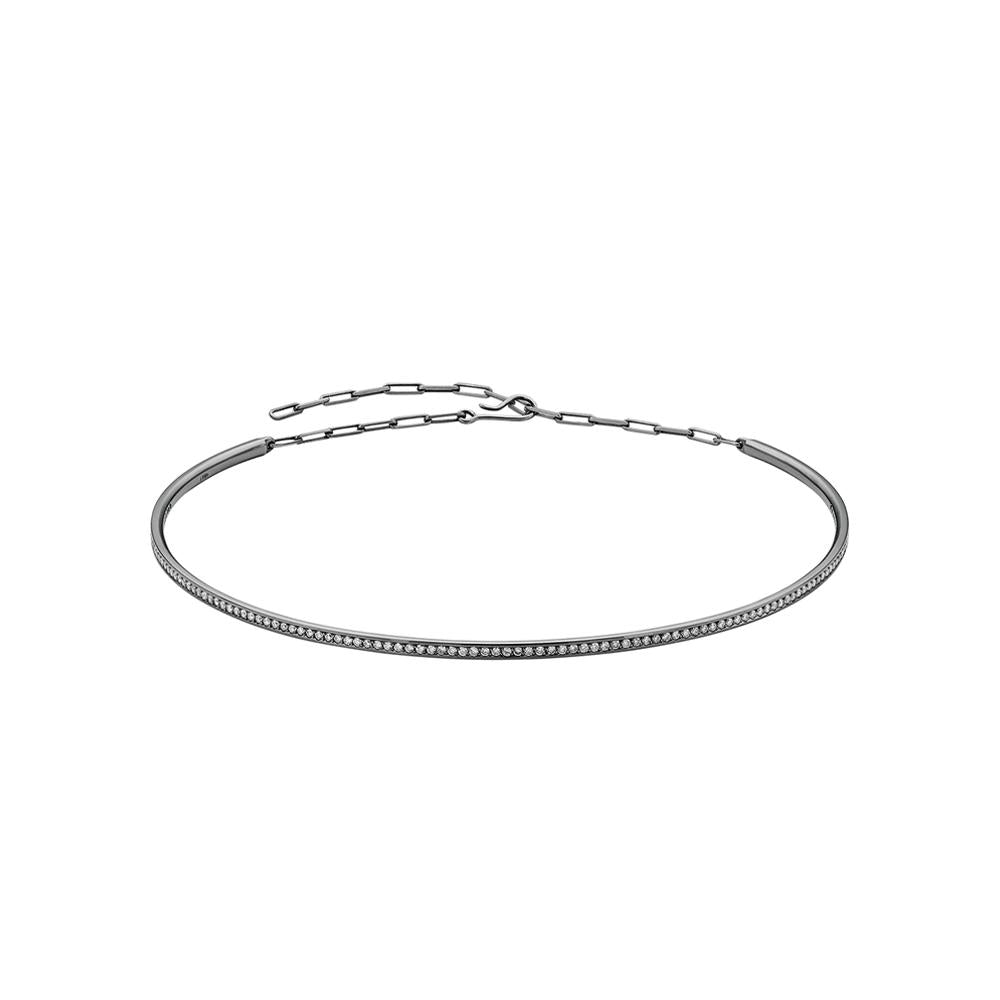 Choker Llb Diamond With 18K White Gold Black Rhodium Llb Diamond 1,45Ct