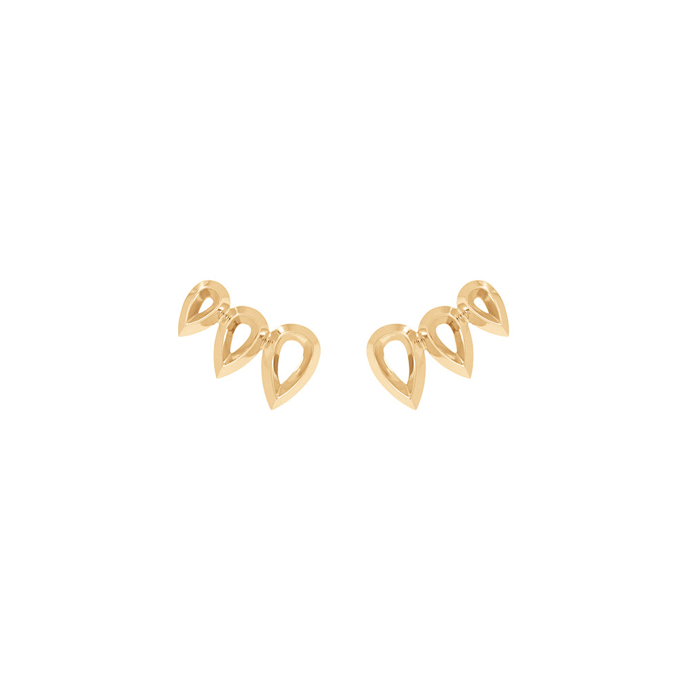 DROP COMET EARRING IN 18K YELLOW GOLD