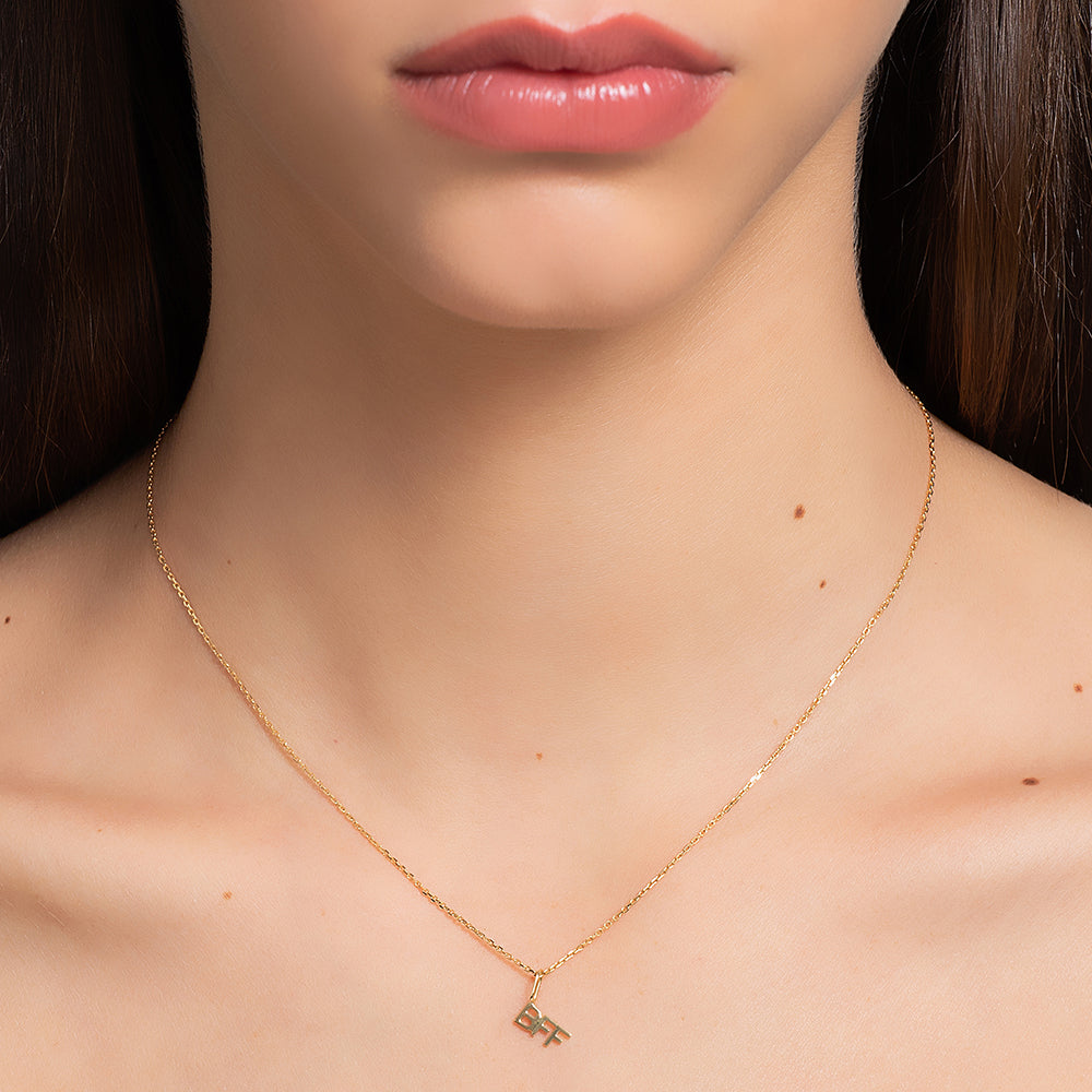 PISCINE BFF PENDANT IN 18K YELLOW GOLD