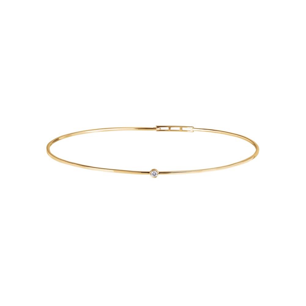 Love Ny Diamond Choker With 18K Yellow Gold