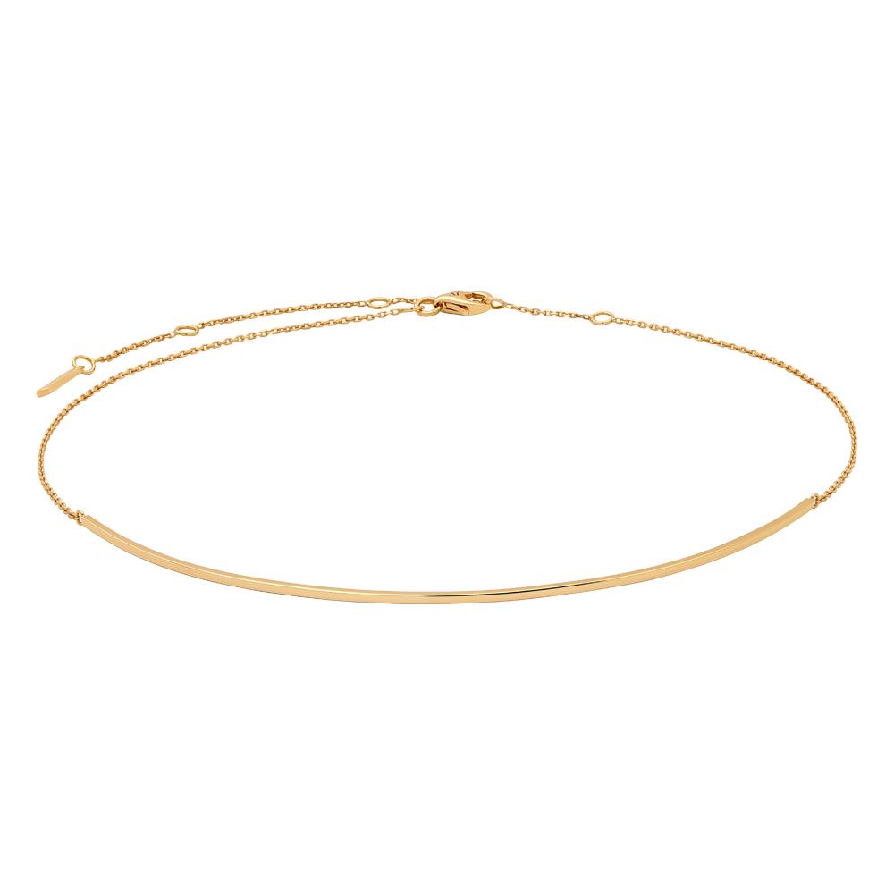 Mini Choker Piscine With 18K Yellow Gold