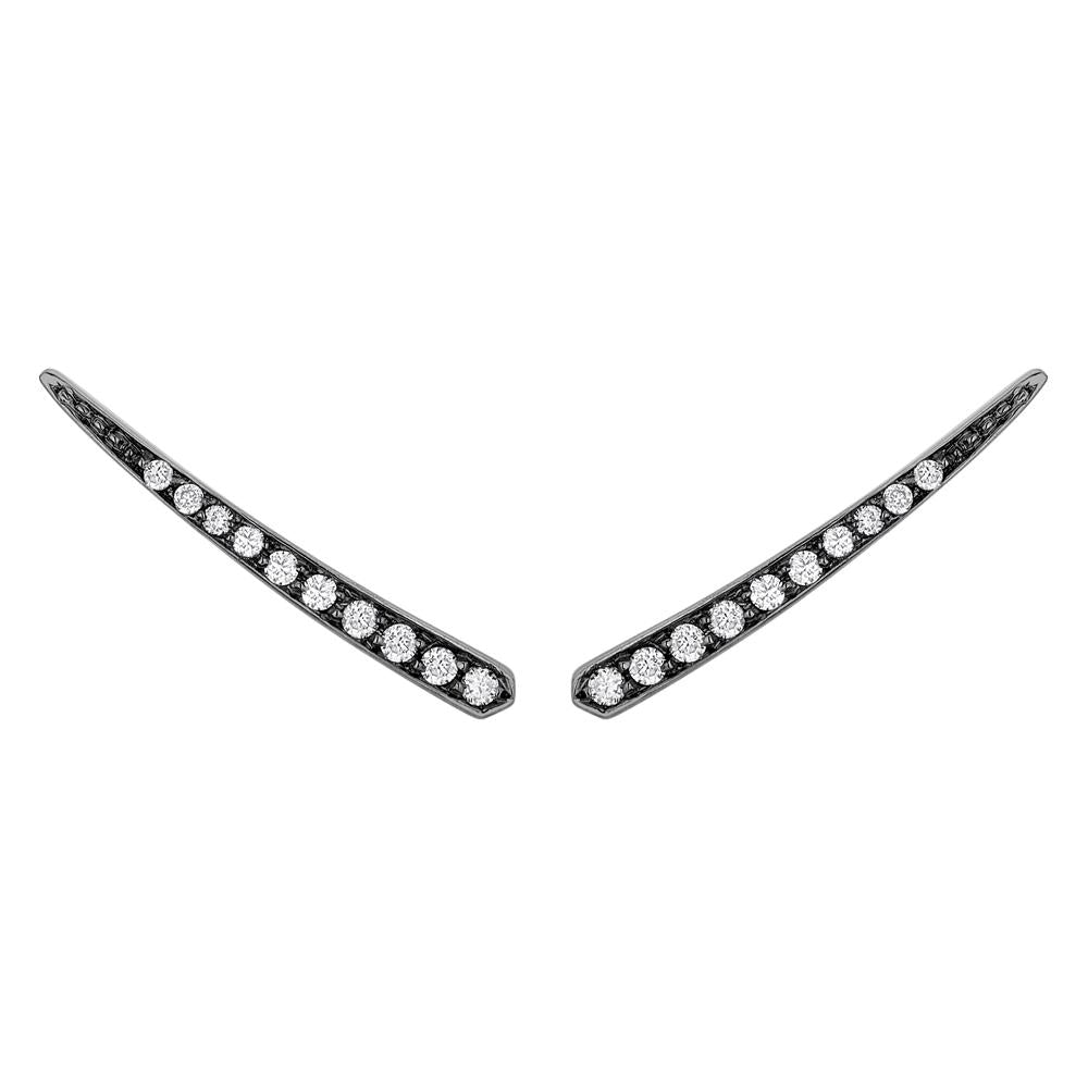 Mini Comet Piscine With 18K White Gold And Diamonds 0,14Ct