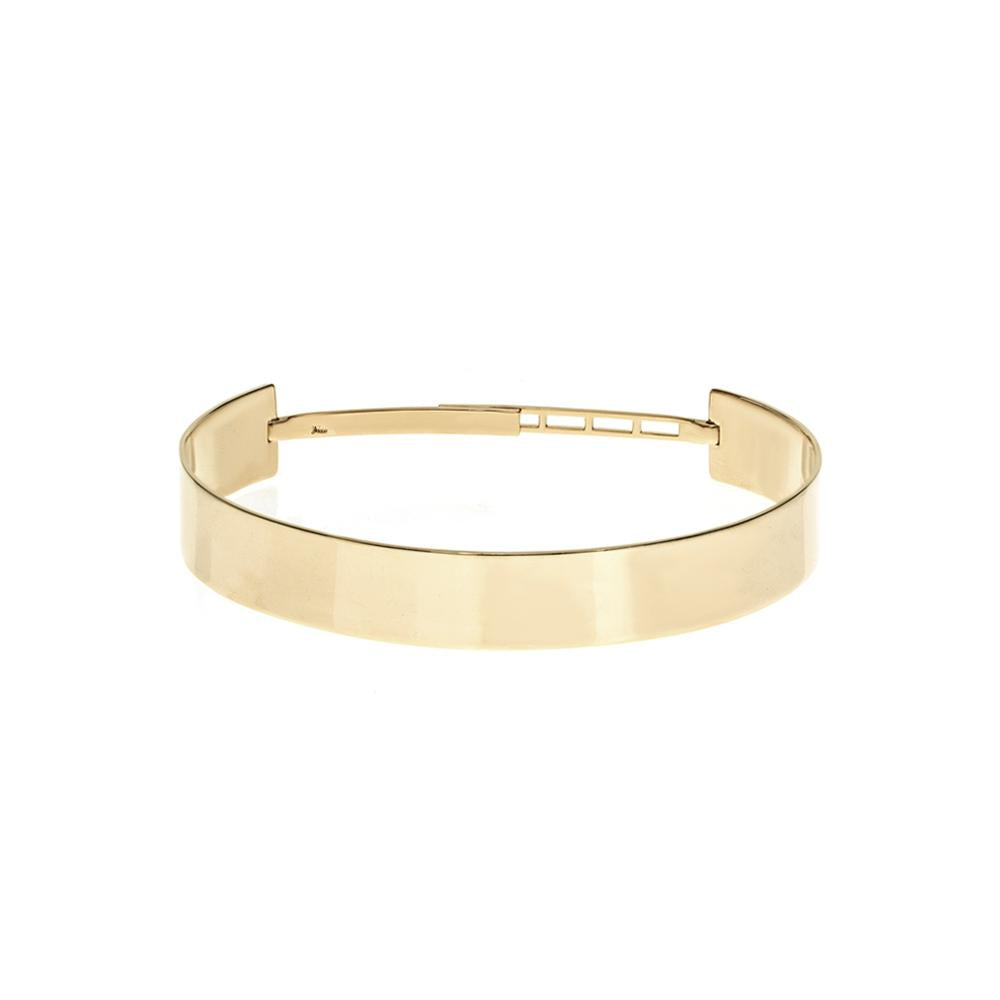 Riviera Choker With Silver With 18K Yellow Gold