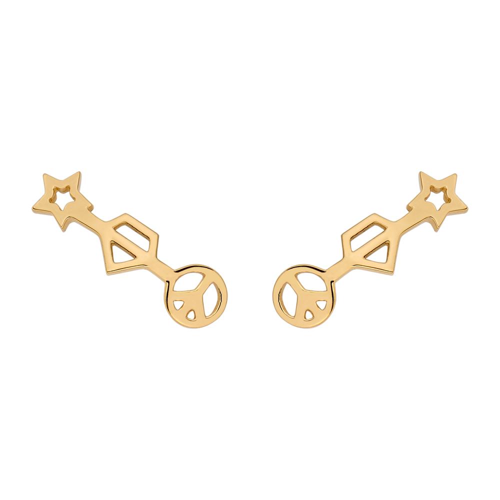Symbols Comet Piscine With 18K Yellow Gold