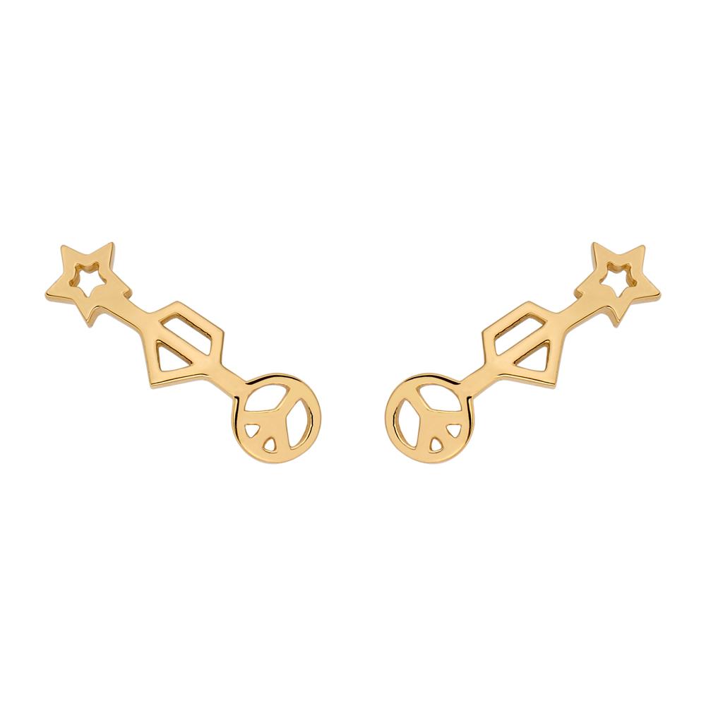 Symbols Comet Piscine With 18K Yellow Gold