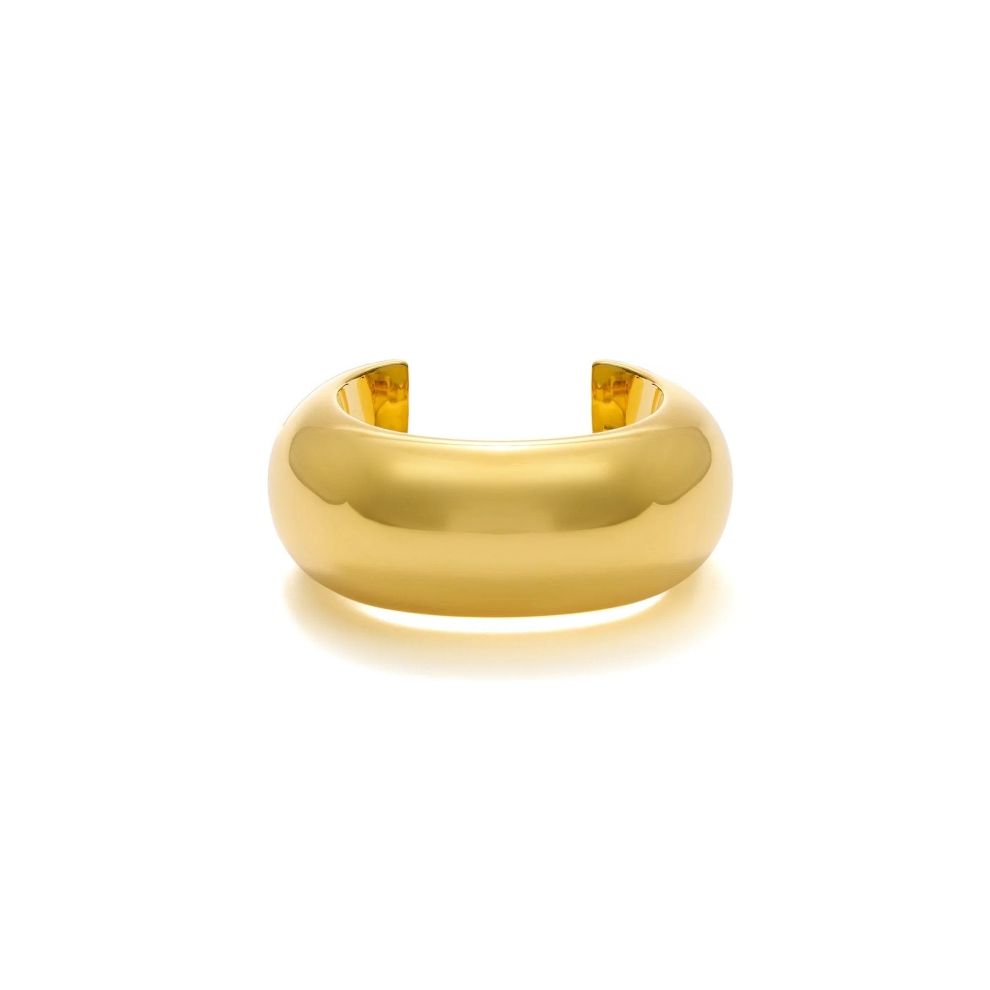 BOLD MAXI CUFF | 18K YELLOW GOLD PLATED SILVER
