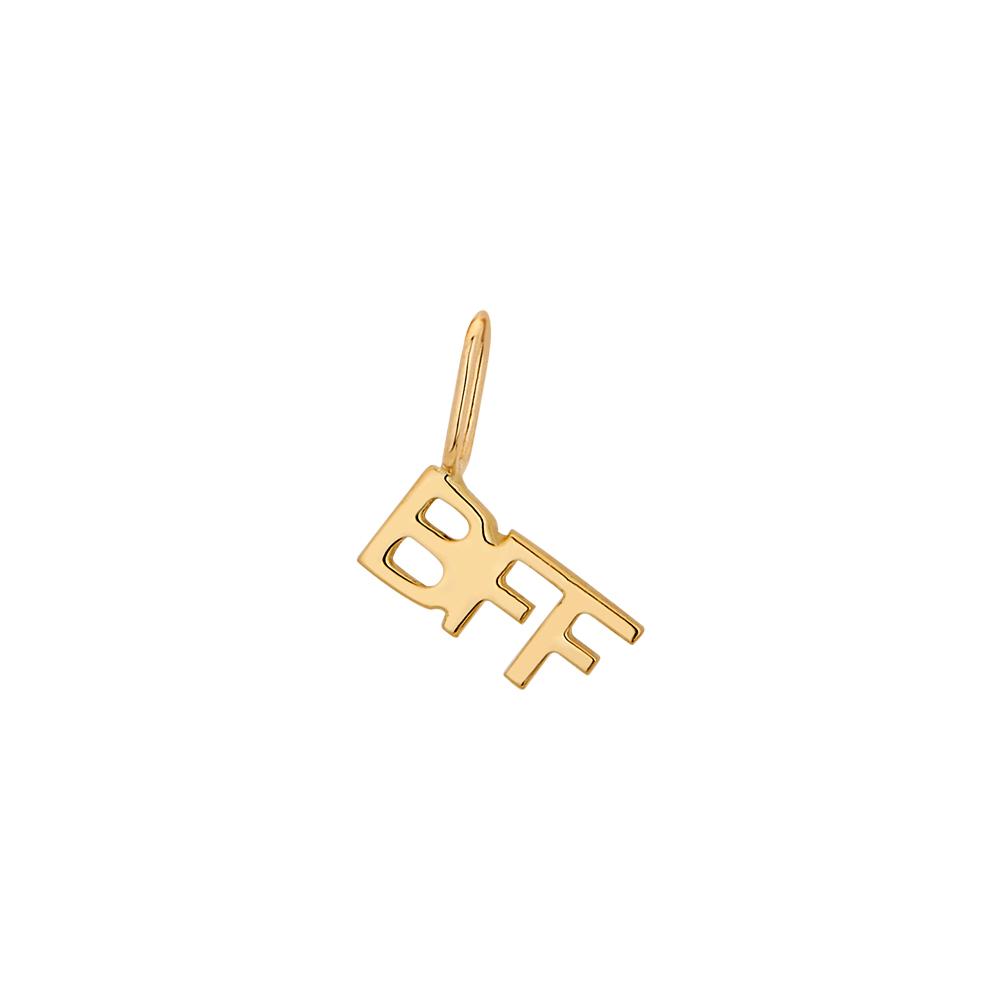 Bff Pendant Piscine With 18K Yellow Gold