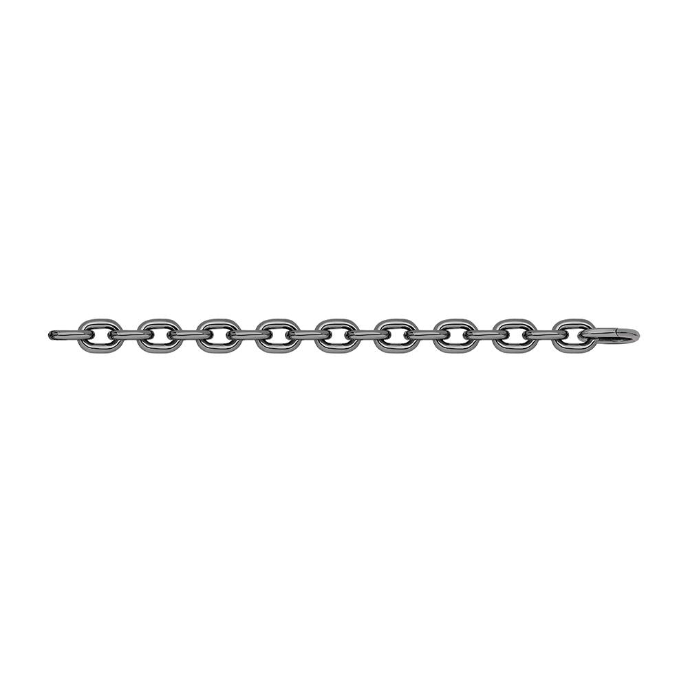 Jv Man Ii Matte Chain Bracelet With Black Rhodium Plated Silver